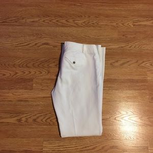 White Banana Republic Ryan Fit Pants